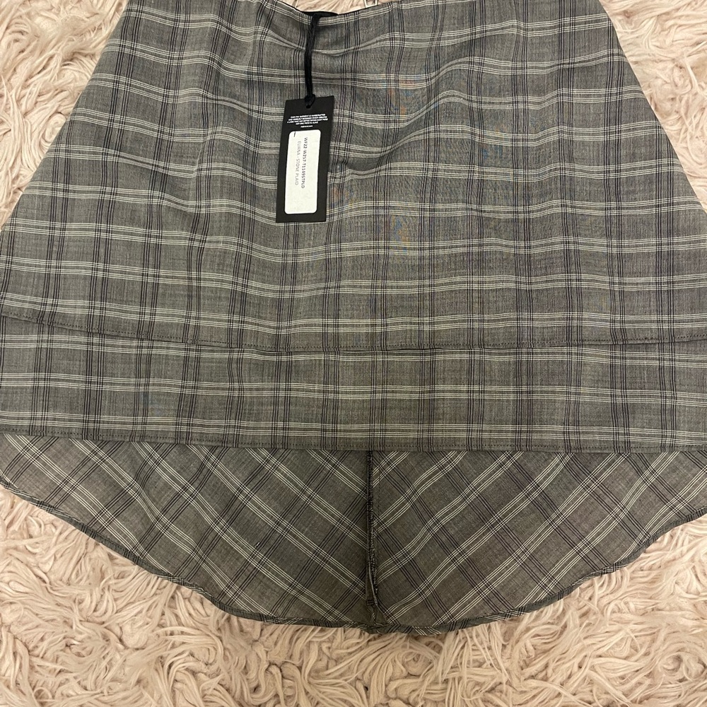 RTA Plaid Skirt